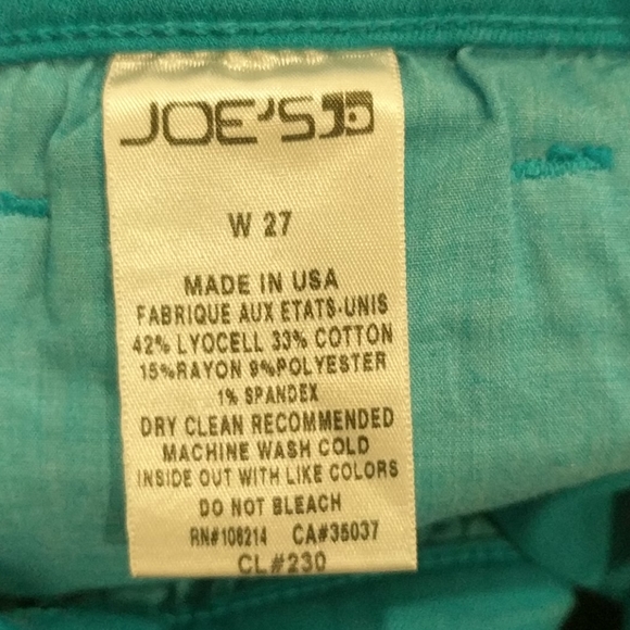 Joe's Jeans turquoise blue denim skirt - Picture 5 of 5